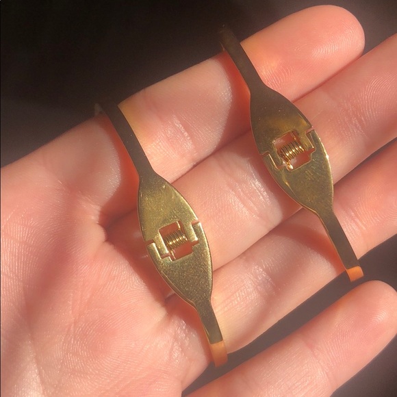 ✨Louis Vuitton Gold & Black Cuff✨ - Picture 2 of 4